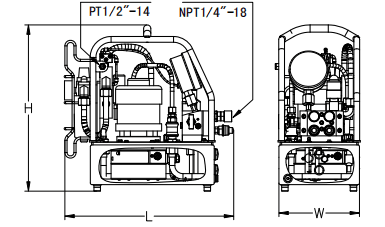 Air Driven Hydraulic Torque Wrench Pump SPA Series(Images 1)