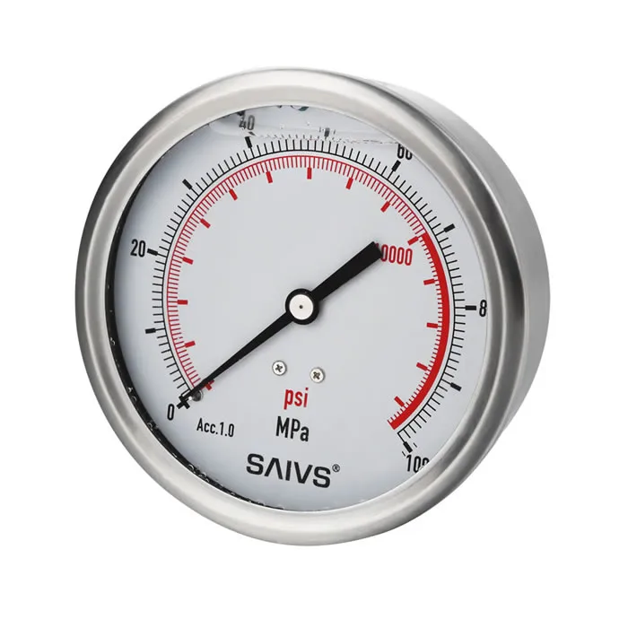 YN Series Hydraulic Pressure Gauge-2-SAIVS
