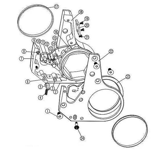 Internal structure,Hydraulic torque wrench