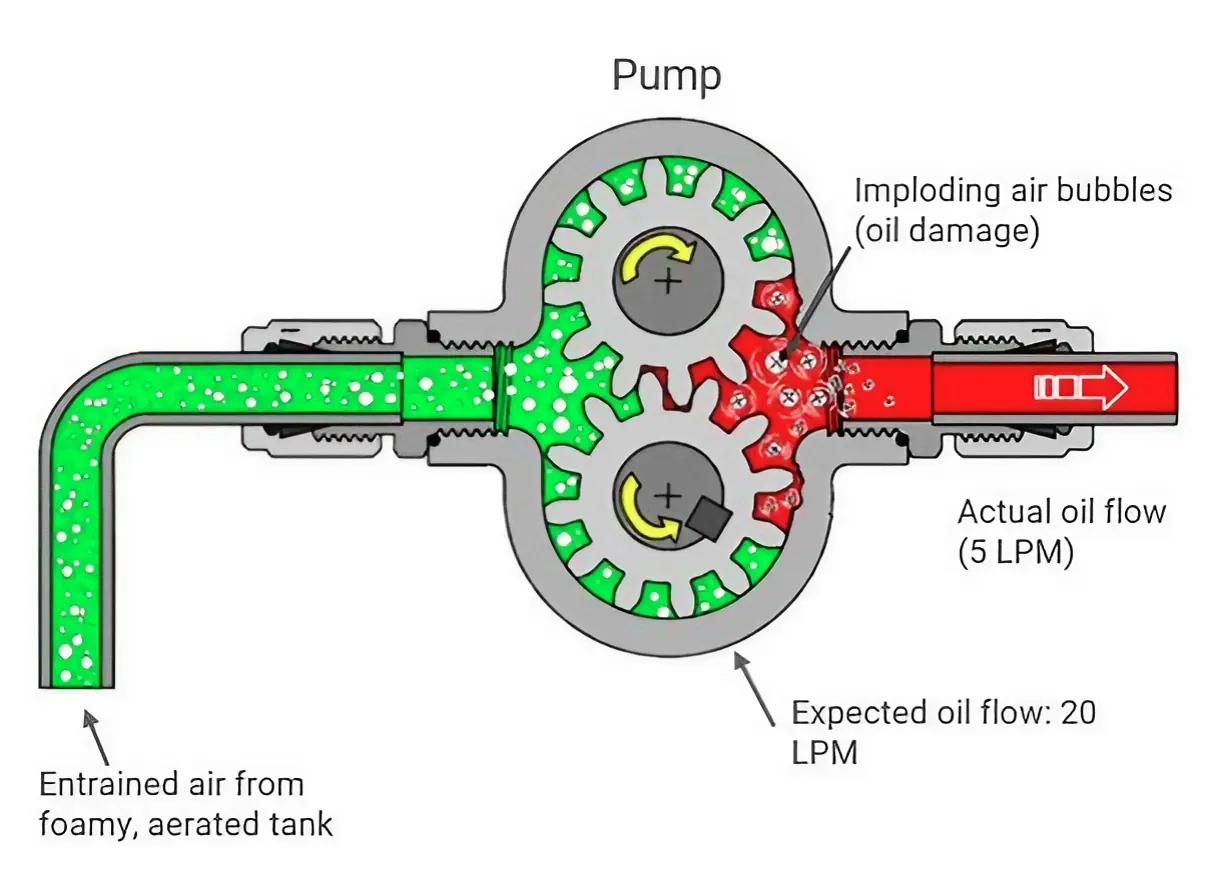 pump's internal components