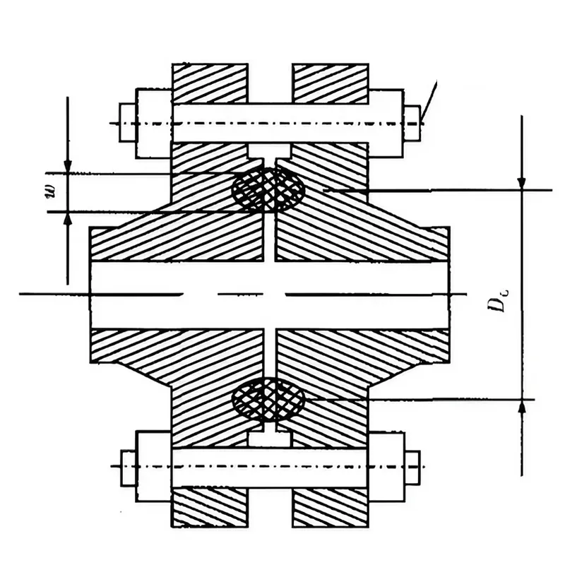 Air Cooler Flange Connection Drawing