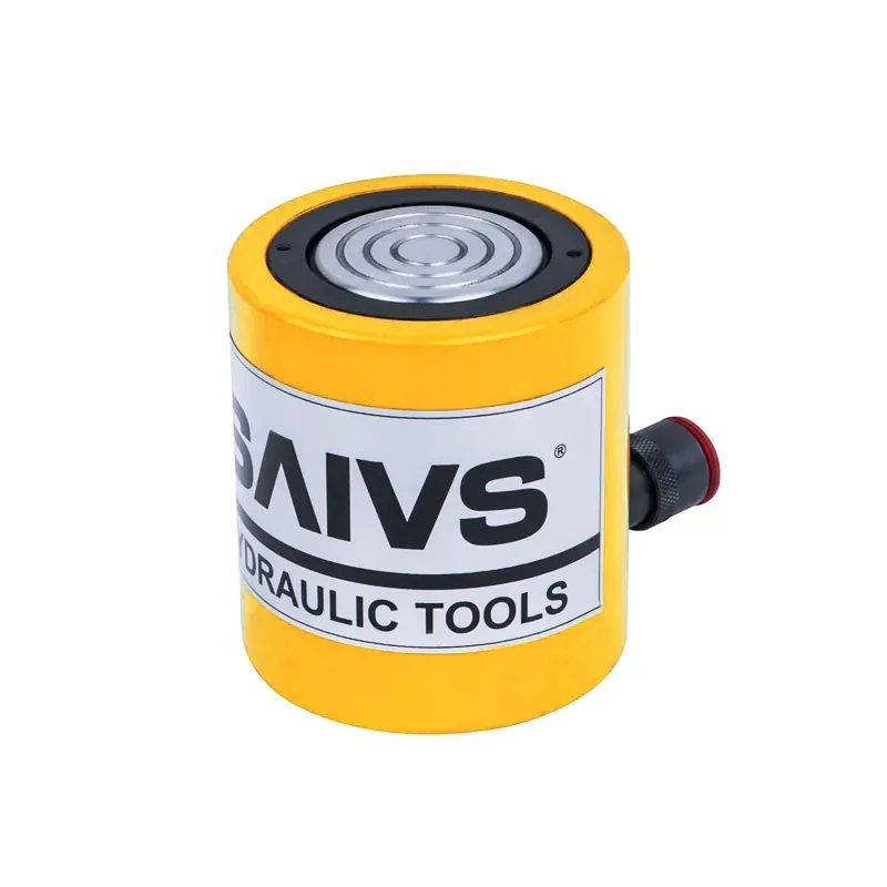 RCS1503, 150 ton 1386 KN, 80mm 3.1 in Stroke, Single Acting Low Height Hydraulic Cylinders