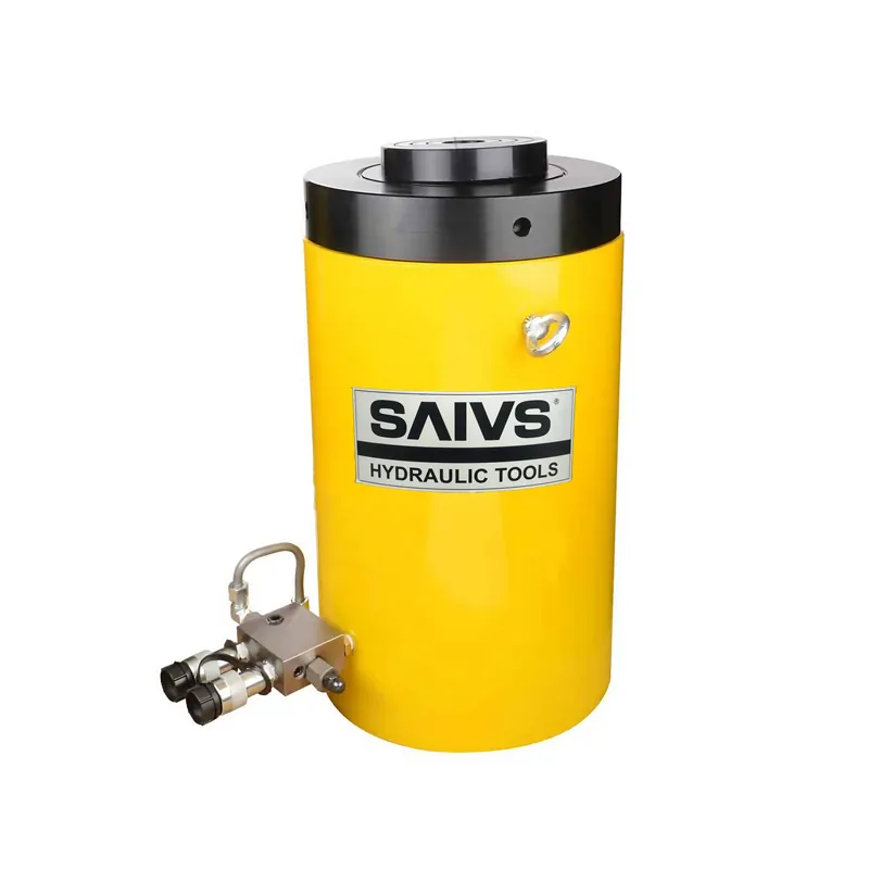 HCRL2508, 250 Ton, 200 mm 7.87 in Stroke, Double Acting Lock Nut Cylinders