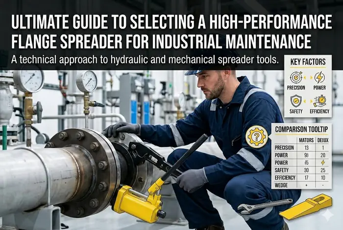 Technical Guide to Selecting a High-Performance Flange Spreader for Heavy Industry
